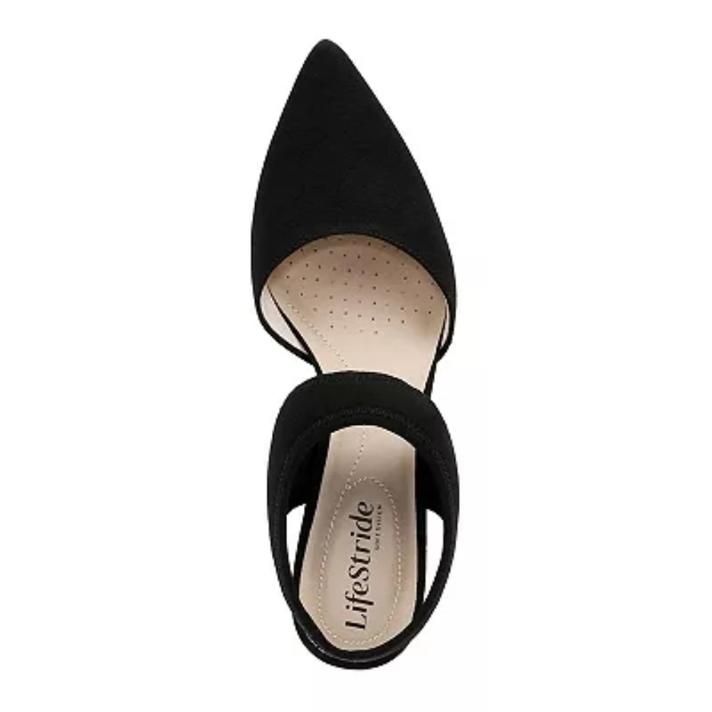 ✨️LIKE NEW✨️ LifeStride Elegant Black Pointed Toe Heels - Picture 2 of 10